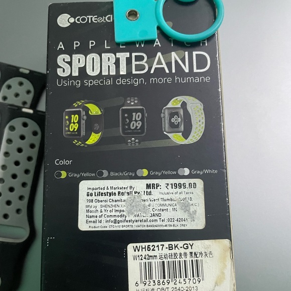 Coteecti Apple Watch 42mm stylish sports band - rarely used - Picture 3 of 9